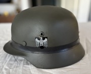 Oryginalny niemiecki hełm M40 - II Wojna Światowa