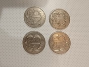 Zestaw 4 monet - 1 złoty 1929 II Rzeczypospolita.