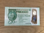 Irlandia Północna 20 funtów Bank of Ireland Polimer UNC