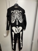 Kostium stroj kosciotrup halloween 134/140
