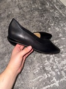 Klasyczne Czarne Skórzane Baleriny Damskie Tamaris  40 EU