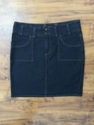 Spódnica jeansowa spódniczka do kolan stretch jeans elastyczna Bessie L 40