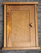 Szafka na klucze – drewno – vintage – PRL – do renowacji