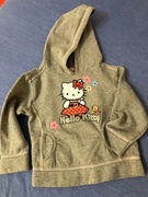 Bluza dziewczęca z Hello Kity szara bez zamka 98