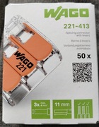 Wago 3-polowe 221-413 NOWE