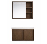 Zestaw mebli łazienkowych toscana dark wood 60cm