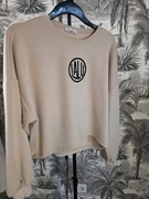 Bluza damska bez kaptura oversize ze stopperkami LaLu "Masełko" 