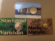 Zestaw 2 euro Chorwacja 2023 2024: Wprowadzenie euro, Varazdin, Marulic 3CC