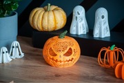 Dynia 3D z podświetleniem LED - Idealna na Halloween! 