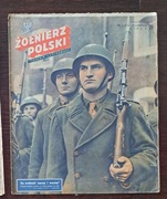 ŻOŁNIERZ POLSKI 12/1945 - Żołnierze polscy z Francji w Krakowie...  