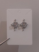 Kolczyki błyszczące whimsical aestheric fairycore handmade