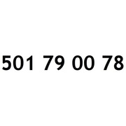 ZŁOTY NUMER 501 79 00 78