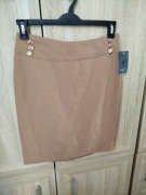 Beżową spódnicę ołówkową marki Fiona&Co XL