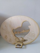 Ozdoba świąteczna z podstawką na pisankę