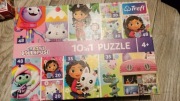 Puzzle koci domek Gabi 4+ gabbys dollhouse  