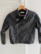 H&M czarna ramoneska – eko skóra - roz. 134