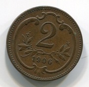 Austria 2 heller 1906
