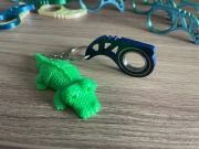 ZESTAW: KEYRAMBIT + FLEXI KROKODYL | brelok 3D | fidget | HIT