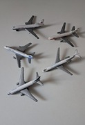 Zestaw 5 metalowych modeli samolotów – kolekcjonerskie