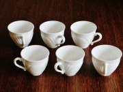 Filiżanki Arcopal France białe , 6 sztuk , Ø 88 x 73 mm , bez spodków