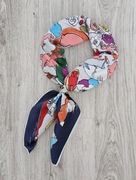 Elegancka chusta jedwabna 90x90 cm 100% JEDWAB 