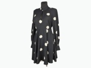 Sukienka Jenny Skavlan Vero Moda 36 S Grochy Retro Bufki Koktajlowa Eko BDB