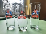 Szklanki ŻYWIEC 3 szt - 0,5l stare modele, nieprodukowane – kolekcjonerskie