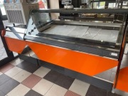 Witryna do lodów Orion 18 smaków i 2x stoły kasowe