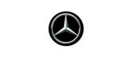 MERCEDES Emblemat czarny Kluczyk Pilot Logo 14mm naklejka znaczek zaślepka