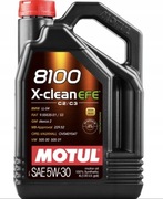 Motul 8100 X-Clean EFE 5W-30 4L NOWY + GRATIS („dolewka” oleju)