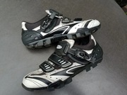 Używane buty MTB, rozm 42/43, wkładka 27cm + NOWE bloki SPD