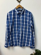 Koszula w kratkę z długim rękawem na zatrzaski w kratę bawełniana Codex L