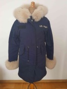 Parka z naturalnym futrem