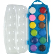 Farby akwarelowe FUN&JOY 12 kolorów + pędzelek NOWE