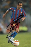 Ludovic Giuly oryginalny autograf! FC Barcelona
