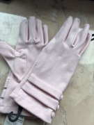 Rękawiczki damskie puder róż firmy Moraj 