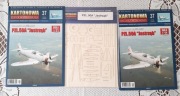 Kartonowa Kolekcja PZL.50A Jastrząb - zestaw