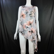 Bluzka Roman kwiatowa asymetryczna nowa z metką r.38