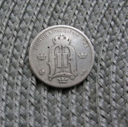 Szwecja 50 Ore 1899r - SREBRO