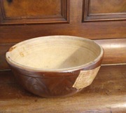 Vintage- Ceramiczna MAKUTRA -Bochnia z lat 70 tych PRL - poj.2 l., śr.25 cm