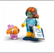 Lego minifigures seria 29 biolożka morska marine biologist