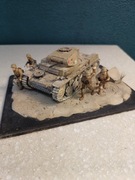 Diorama .  Czołg  Pz.Kpfw.II. Africa corps.
