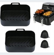 PODWÓJNY SILIKONOWY KOSZ DO FRYTKOWNICY BEZTŁUSZCZOWEJ AIR FRYER + GRATIS
