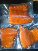 Łosoś wędzony na zimno 500g.