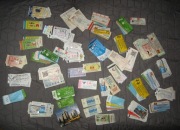 Używane skasowane bilety autobusowe tramwajowe metra komunikacji miejskiej