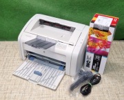 Drukarka laserowa HP 1018 -  nowy toner + komplet kabli