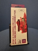 Nowy kabel usb-c do micro usb 1m 2A czerwony 