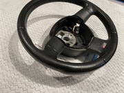 Kierownica A3 8p S-Line DSG 2007 rok łopatki biało-czerwone przeszycie