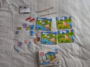 Drewniana magnetyczna gra zręcznościowa dla dzieci Łowienie rybek jak nowa