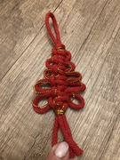 Makramowa ozdoba świąteczna 